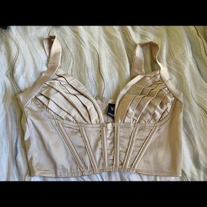 Pale Gold Crop Top